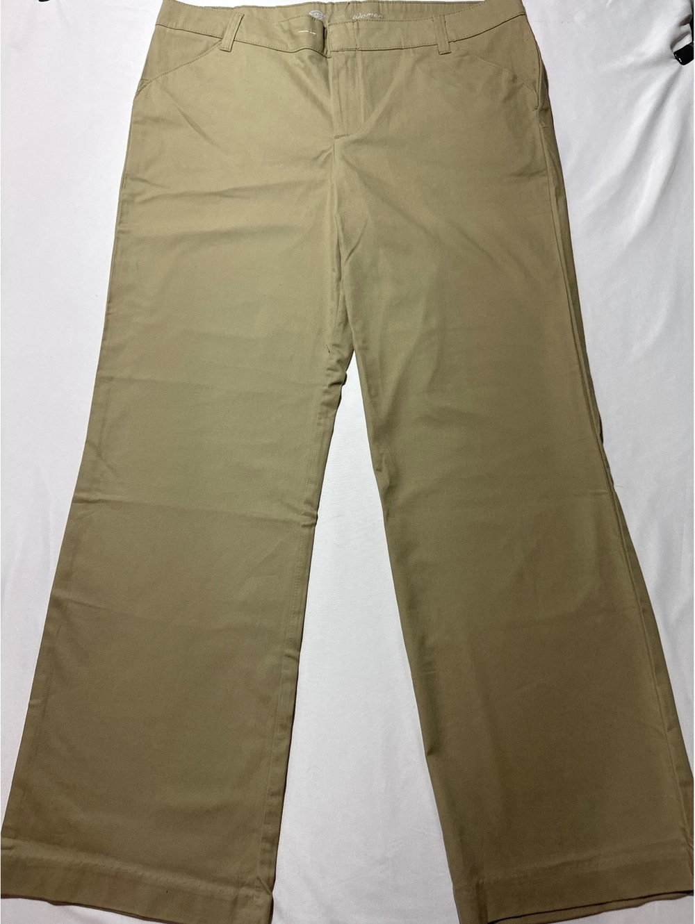 Dickies Crafted for Women Khaki Wide-Leg Pants - Classic Com